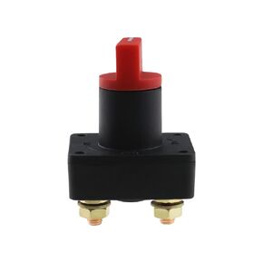 ECSiNG 60V 300A Battery Switch Power Disconnect Rotary Isolator Kill Cut Off Switch with 2-Position ON-Off for Car Boat Truck UTV ATV Caravan Battery Bank