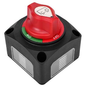 Battery Switch On-Off Power Cut Master Disconnect Isolator for Car, Vehicle, RV, Boat 12-32V