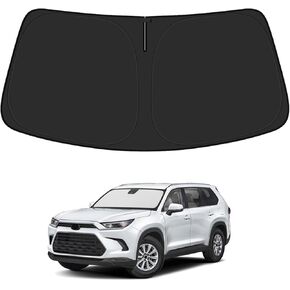 Car Windshield Sun Shade Compatible with Toyota Grand Highlander 2024 2025 Accessories PET Sunshade Keeps The Car Cool Inside