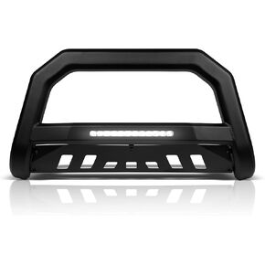 Armordillo MS Series Studded Aluminum Mesh Bull Bar Compatible with 2016-2024 Nissan Titan XD/2012-2021 NV1500 NV2500 NV3500|8723708|Matte Black|Front Bumper Guard|Bull Guard in Kuwait