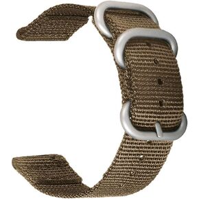 18/20/22/24/26mm Two Piece Nylon Watch Strap Replacement Watchband Cloth Watch Bands for Smartwatch