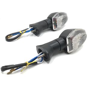 2Pcs Motorcycle Turn Signals Indicator Light For SUZUKI DRZ 400S GSX-S 750Z GSX 1250FA SV 650X DL650 V-Strom 650 Adventure Motorcycle Winker Indicator (Smoke)
