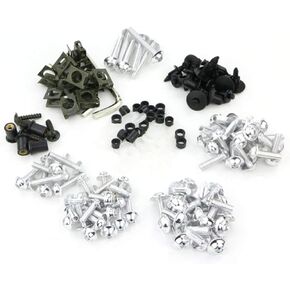 Xitomer Universal Fairing Bolt Kits Fit for ZX-6R NINJA 300 ZX-10R ZX-14 و GSXR600 GSXR750 GSXR1000 GSX1300R YZF R3 R6 R1 & CBR6RR CBR100XX 1000RR