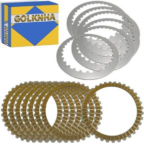 Clutch Kit & Friction Plate Compatible with Sportster 883 1200 Tour Glide Sport Glide Iron 883 1200 OEM# 37911-90 37913-90