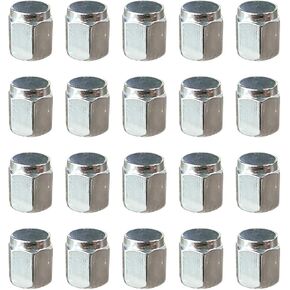 20PCS Tire Valve Stem Caps, Dust Proof Hexagon Shape Seal Stem Caps with Rubber O-Ring, Universal Aluminum Valve Stem Covers for Car, SUV, Truck, Motorcycle, Bicycle (Silver) in Kuwait