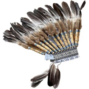 IFCOW FEATHER HACKDERS ، غطاء رأس الرأس الأمريكي الأصلي ، الرأس الريش من أجل كرنفال الحفلات