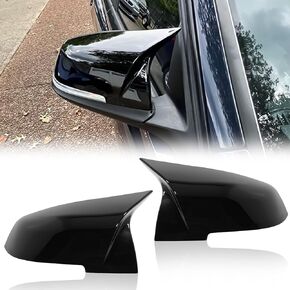 تغطي المرآة الجانبية الزوج أغطية متوافقة مع BMW F20 F22 F30 F32 F34 E84 I3 ، سائق وجانب الركاب