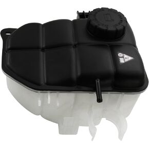 Engine Radiator Coolant Reservoir Tank W/Cap Compatible With 2001-2009 Mercedes-Benz C230 C240 C280 C320 C350 C55 AMG CLK320 CLK350 CLK500 CLK55 AMG CLK550 CLK63 AMG 603-284 2035000049