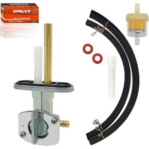 Motorcycle Fuel Valve Petcock Oil Switch Assembly Compatible with Polaris 425 Magnum TTR Petcock, Yamaha Blaster 200 YFS200 1988-2006 FZR600 FZR 600 ATV Quad Pit Dirt Bike