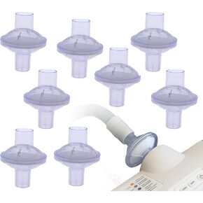 Aveen INLINE 8 عبوات مرشحات CPAP- ملاءمة عالمية لآلات CPAP و BIPAP وخراطيم CPAP- الترشيح المتقدم للهواء المنظف- يمكن التخلص منه ، سهل التثبيت ، يجب أن يكون مرشحات CPAP.