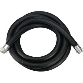 3/4'' x 20' Fuel Transfer Hose with Auto Fuel Nozzle, 3/4" Inlet & 13/16" Outlet Fluid Oil Pump Tank Tube for Dispensing Diesel Gasoline Kerosene Biodiesel