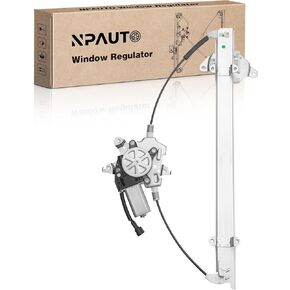Front Left Driver Side Power Window Regulator with Motor Replacement for Nissan Frontier Xterra 2005 2006 2007 2008 2009 2010 2011 2012 2013 2014 2015 2016 2017 2018 2019 2020 2021, 2-Pin, 741-348