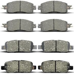 8pcs Ceramic Brake Pads Set fit For Nissan Altima 2013-2023, D905 D1650