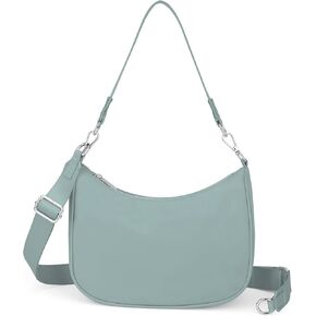 Lushandy Mini Shoulder Bag, Small Crossbody Bag Everyday Purses for Women Crescent Bag Adjustable Sling Hobo Bag
