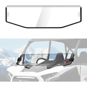 Front Half Windshield for Polaris RZR XP 1000/4 1000 - 2024, Hard Coat Poly Windshield Windscreen for RZR XP 2024 Sport/Premium/Ultimate Accessories, Clear