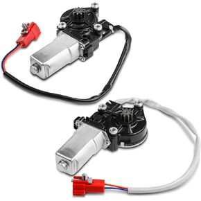 A-Premium Front Left and Right Power Window Lift Motor Compatible with Dodge D150 D250 D350 Ramcharger W150 W250 W350 1990-1993, Driver and Passenger Side, 2-PC Set, Replace# 55154644