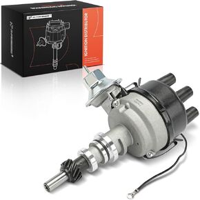 موزع الإشعال A-premium مع CAP و Rotor متوافق مع Ford Mustang ، E-100 E-200 E-300 Econoline ، Bronco ، Fairlane ، Falcon ، Gran Torino ، P-100 ، Ranch Wagon & Mercury Caliente ، Capri ، Comet