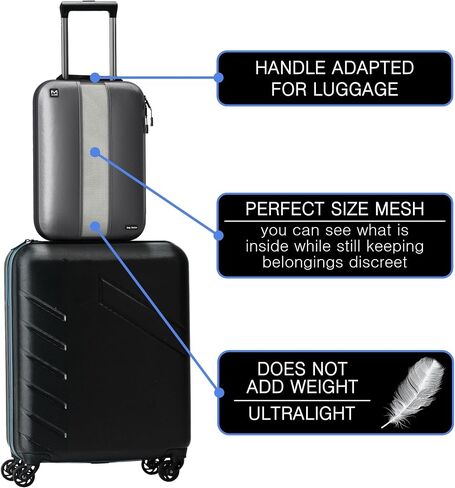 Premium Ultralight Compression Packing Cubes for Travel - Bag Factor Luggage Organizer Set (Grey - 5 Set) in Saudi Arabia