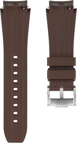 Weave Curved End Rubber Watch Straps for Omega x Swatch MoonSwatch - Curve No Gap Quick-Release Replacement Silicone Bands for Moonwatch Speedmaster for Men & Women - 20mm in Kuwait