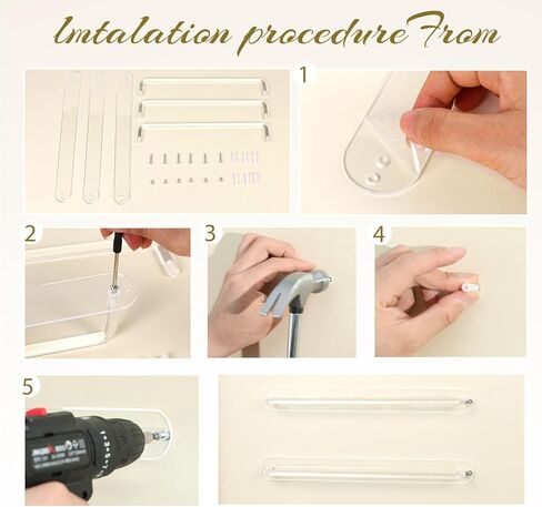 SNOWSTAR Acrylic Claw Clip Organizer, 3PCS Wall Holder and Storage, Hair Clip Display Clear Stand for Women and Girls in Kuwait