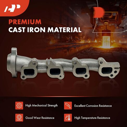 A-Premium Right Exhaust Manifold Kit W/Gaskets, Bolts & Nuts [5.7L] Compatible with Ram 1500 3500 2011-2012, 2500 4000 2011-2013 & Dodge Ram 1500 2500, Ram 3500, Ram 4000, Durango & Chrysler Aspen in Saudi Arabia