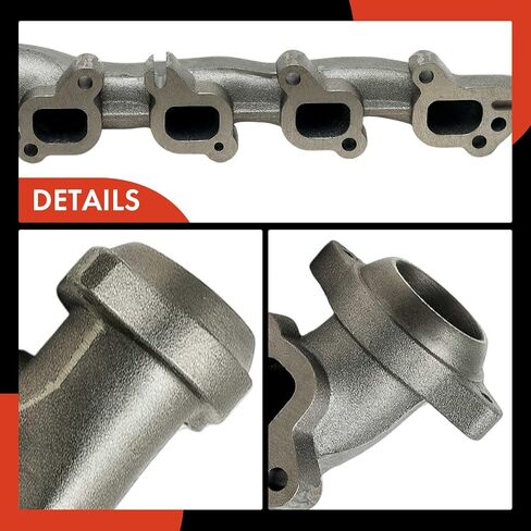 A-Premium Right Exhaust Manifold Kit W/Gaskets, Bolts & Nuts [5.7L] Compatible with Ram 1500 3500 2011-2012, 2500 4000 2011-2013 & Dodge Ram 1500 2500, Ram 3500, Ram 4000, Durango & Chrysler Aspen in Saudi Arabia