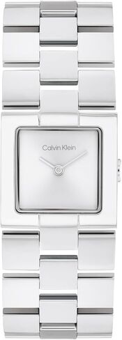 Calvin Klein Women's CK Meridian - 22mm 2H Quartz Slim Watch - Stainless Steel Bracelet - Minimalistic Stylish Timepiece - Premium Fashion - Gift for Her in Saudi Arabia