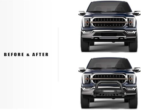 Armordillo MS Series Studded Aluminum Mesh Bull Bar Compatible with 2016-2024 Nissan Titan XD/2012-2021 NV1500 NV2500 NV3500|8723708|Matte Black|Front Bumper Guard|Bull Guard in Kuwait