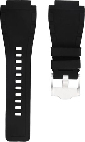 شريط مراقبة المطاط متوافق مع Bell & Ross B & R BR-01 BR01 BR-03 BR03 BR0392/BR-03-92/BR03-92 استبدال حزام السيليكون الغواص للرجال والنساء Wathband in Kuwait