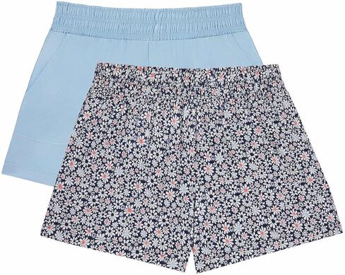 Jane and Bleecker 2 Pack Lightweight Lounge Sleep Shorts (Heather Gray/Pink Floral, Large) in Saudi Arabia