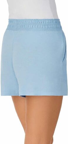 Jane and Bleecker 2 Pack Lightweight Lounge Sleep Shorts (Heather Gray/Pink Floral, Large) in Saudi Arabia