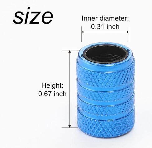 Tire Valve Stem Caps 5 pcs Premium Stainless Steel & Aluminum Alloy, Universal Fit for Cars/Trucks/Motorcycles/Bikes, Anti-Corrosion, Dustproof & Waterproof Air Valve Caps (Pink, Universal) in Kuwait