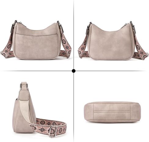 Women's Crossbody Handbags Vegan Leather Shoulder Bag with Adjustable Strap, Lightweight Small Purse for Everyday Essentials in Kuwait