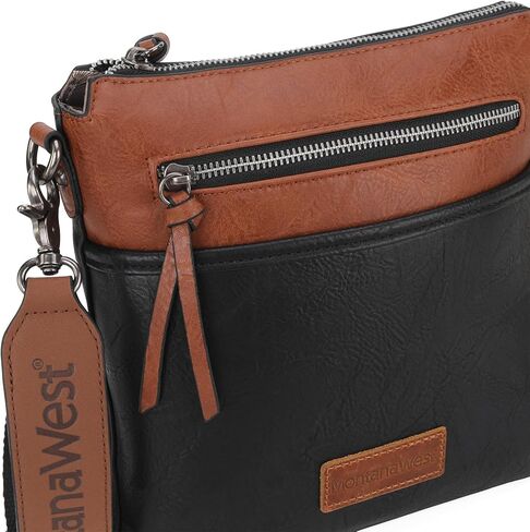 Montana West Crossbody Bag for Women Multi Pocket Cross Body Bag Purses with Guitar Strap in Kuwait