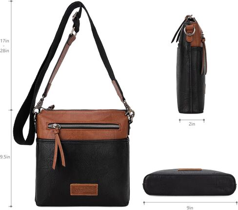 Montana West Crossbody Bag for Women Multi Pocket Cross Body Bag Purses with Guitar Strap in Kuwait