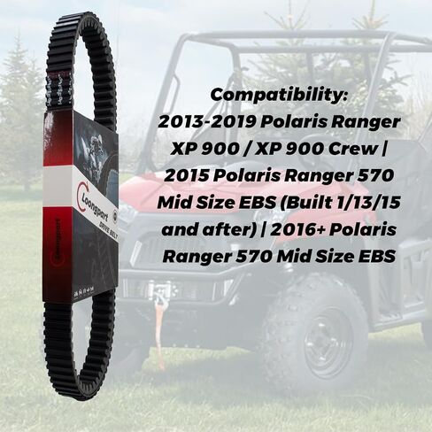 LOONGPART Drive Belt 3211149 Compatible with 2013-2019 Polaris Ranger 900 XP and Ranger XP 900 Crew in Kuwait