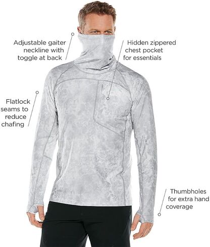 Coolibar Upf 50+ Men Andros Fishing Tee - Sun Sundraction in Saudi Arabia