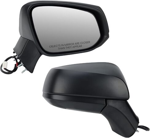 Left Driver Side Mirror Compatible with Toyota RAV4 2019 2020 2021 2022 2023 2024 Power Manual Folding Non-Heated Door Rear View Mirrors 3 Pins in Kuwait