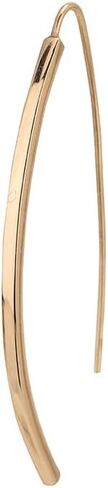 Sterling Silver Jewelry Curved Threader Earrings for Women and Girls in Saudi Arabia