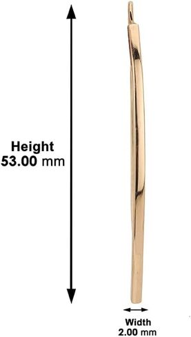 Sterling Silver Jewelry Curved Threader Earrings for Women and Girls in Saudi Arabia