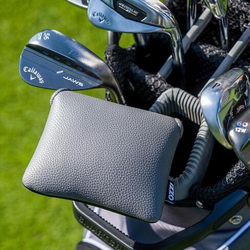 غطاء رأس IZZO Golf Blade Putter، جملي/أبيض - غطاء رأس مضرب لمضرب المطرقة، غطاء رأس على شكل شفرة in Saudi Arabia