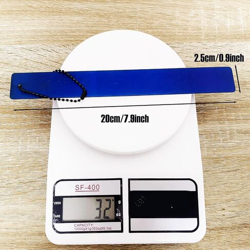 4 Pcs Commercial Grade Large Keychain Big Heavy Duty Bathroom Key Chain for Business Restroom to Not Lose Keys Giant Metal Long Keychain (4, Blue) in Saudi Arabia