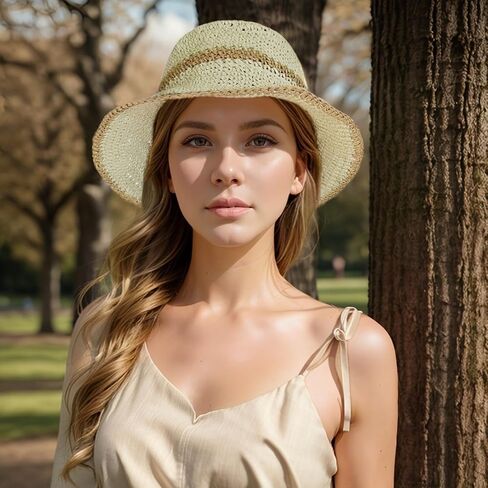 Floppy Big Beach Straw Hats for Women Foldable Summer Wide Brim Packable Oversized Sun Hat Womens Travel Straw Fedora Hat in Kuwait