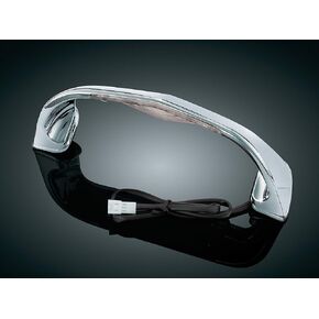 Kuryakyn 3215 ملحق إضاءة الدراجات النارية: مقبض LID LED Fluged Trunk Lid للفترة 2001-17 Honda Gold Wing GL1800 ، Chrome ، Chrome