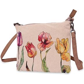Tulips - Wristlet Wallets for Women, Crossbody Sling Bags, Tote Bag, Book Bag, Crossbody Purse, Cell Phone Purse