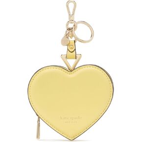 kate spade new york LIV Smooth Leather Heart Coin Purse, Yuzu Jam