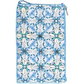 Bamboo Trading Club Bag Caribbean Cowrie, Blue