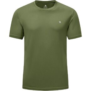 BGOWATU Men's UPF 50+ Short Sleeve Swim Shirts Quick Dry Sun Protection Rash Guard Fishing Athletic T-Shirt
