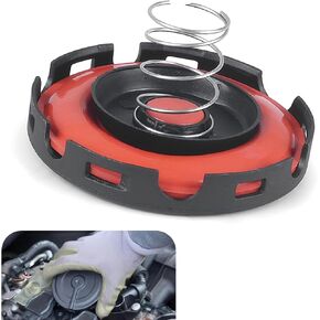 مجموعة إصلاح غطاء صمام Pack-1 Car PCV ، استبدال 917-064 06H103495E 07K103469F 07K103469G 07K103 ، مع ربيع Diaphragm Valve PCV ، متوافق مع Audi A3 Volkswagen Golf Jetta (Black)