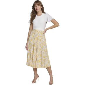 Tommy Hilfiger womens Pleated Midi Skirt
